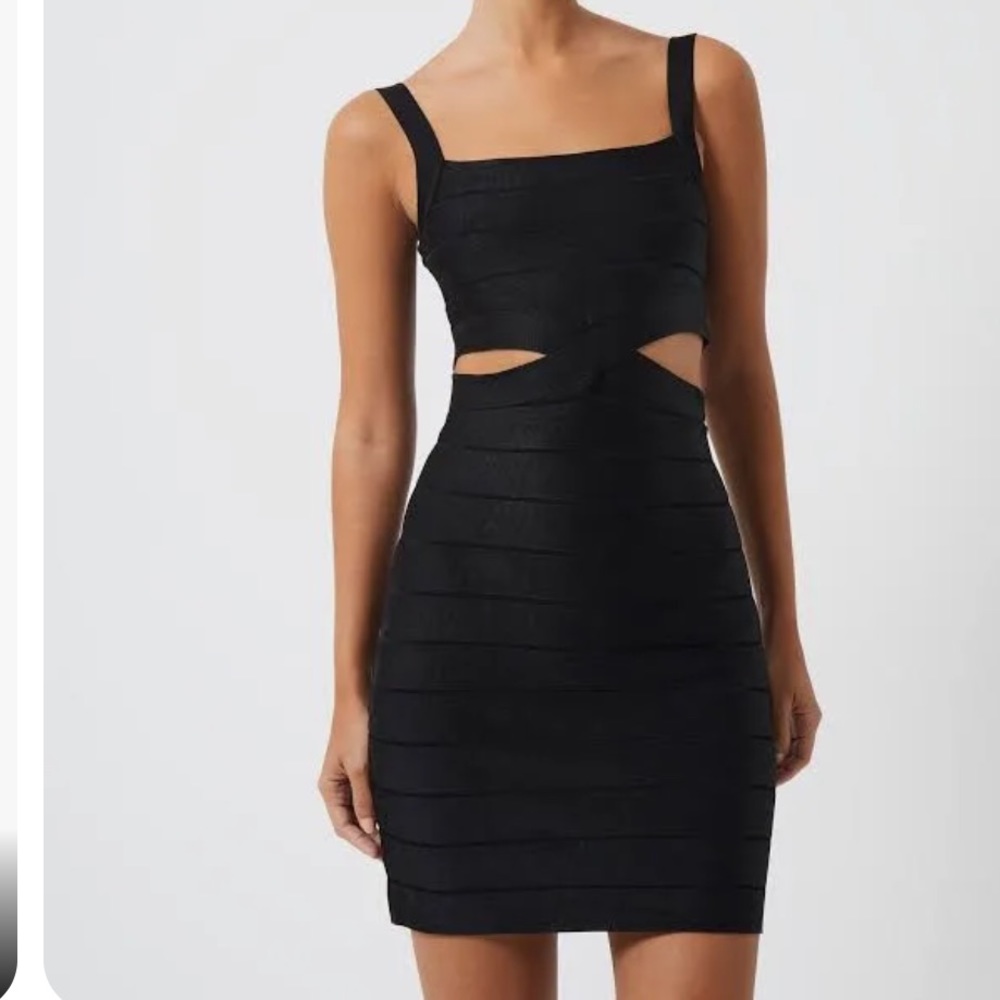 French connection labs knit bandage bodycon Fred sz small net